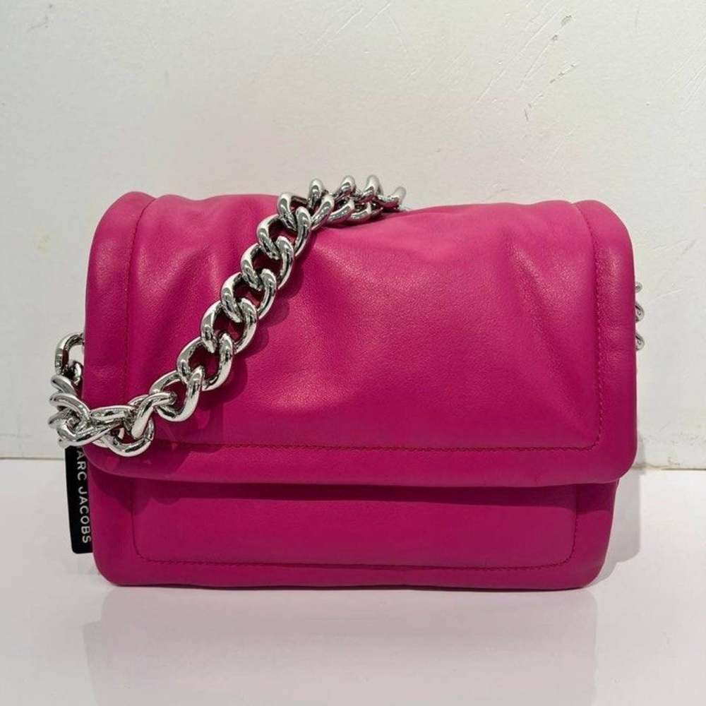 Marc Jacobs Pink The Softshot 21 Leather Bag
